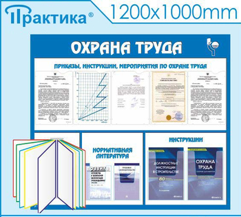 С07 Стенд охрана труда (с перекидной системой) (1300х1000 мм, пластик 3 мм, Прямая печать на пластик) - Стенды - Стенды по охране труда - Магазин охраны труда ИЗО Стиль